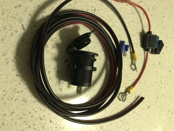 12v power outlet pre wired