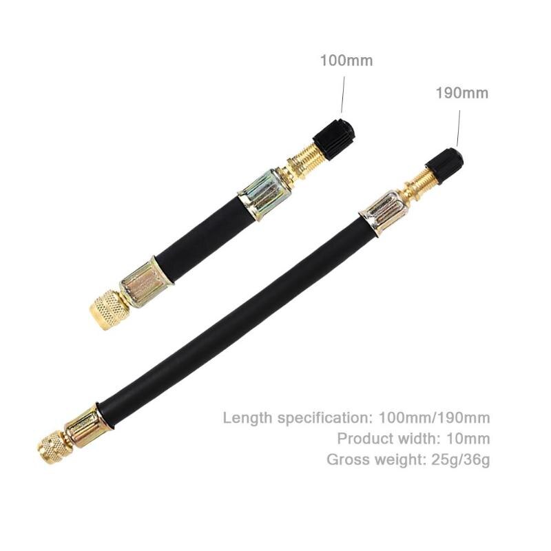 100mm/140mm/190mm Flexible Rubber Hose Car Wheel Valve Stem Tyre Valve