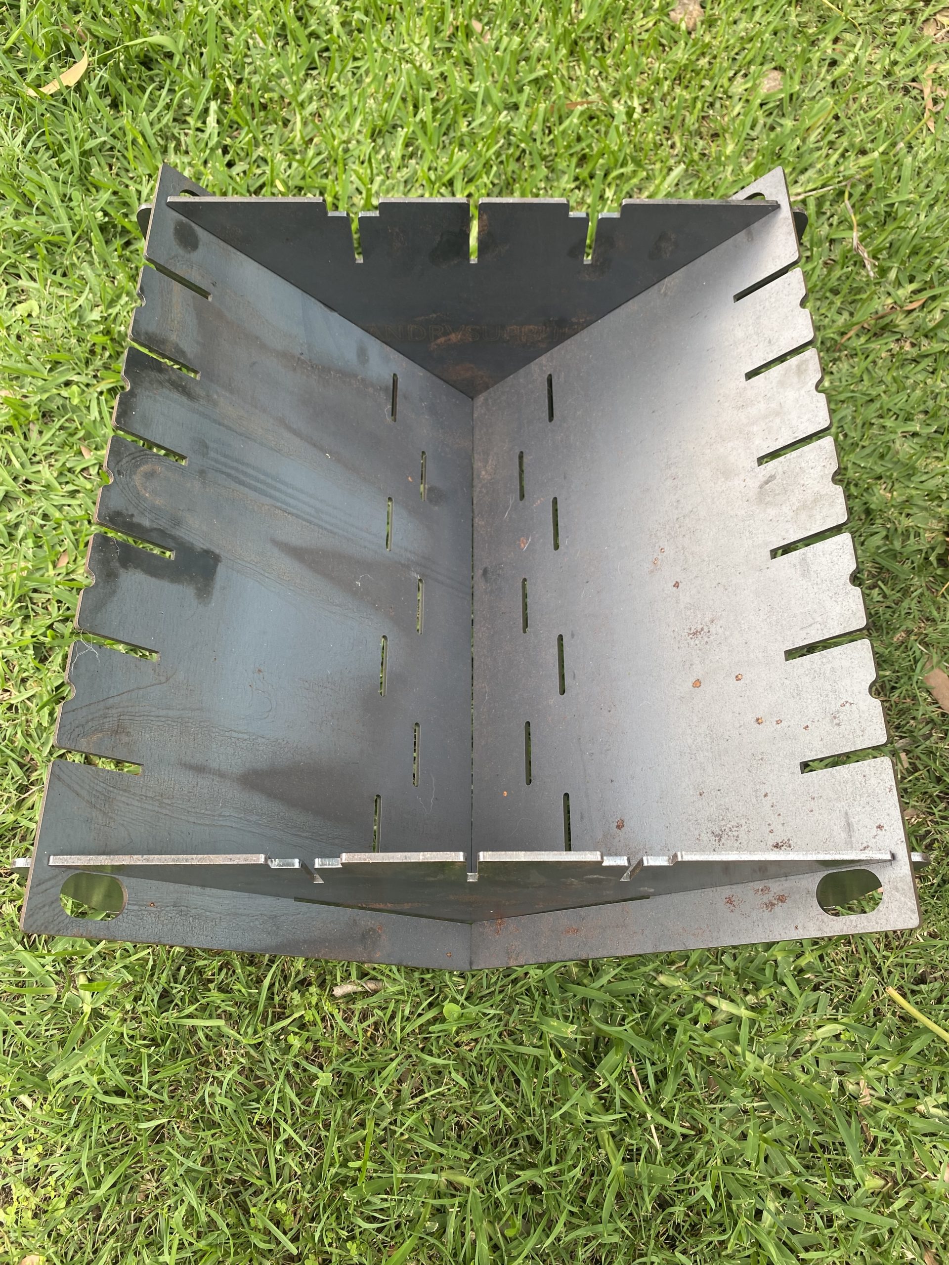 HighQuality Flat Pack Fire Pit BBQ Grill Australian Steel